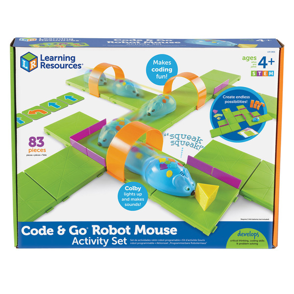 Learning Resources Code + Go® Robot Mouse Activity Set 2831